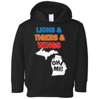 Lions Tigers Wings Oh Mi Toddler Hoodie