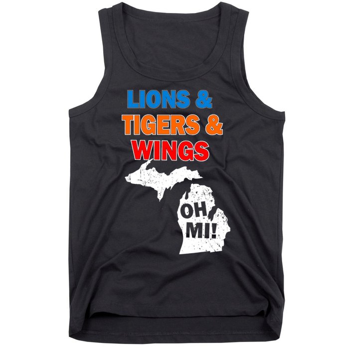 Lions Tigers Wings Oh Mi Tank Top