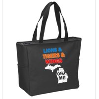 Lions Tigers Wings Oh Mi Zip Tote Bag