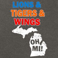 Lions Tigers Wings Oh Mi Cotton Canvas Backpack
