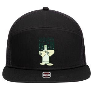 Let The Party Begin Celebration 7 Panel Mesh Trucker Snapback Hat