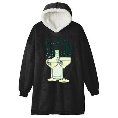 Let The Party Begin Celebration Hooded Wearable Blanket