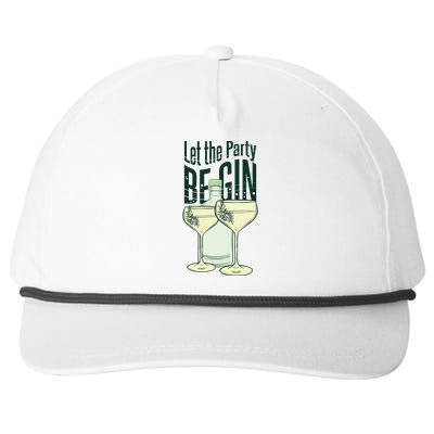 Let The Party Begin Celebration Snapback Five-Panel Rope Hat