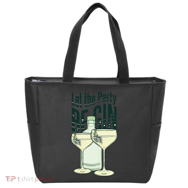 Let The Party Begin Celebration Zip Tote Bag