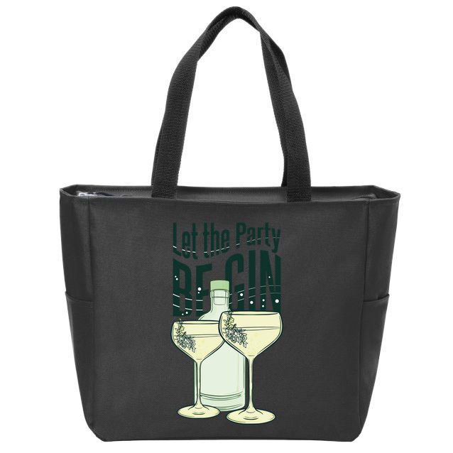 Let The Party Begin Celebration Zip Tote Bag