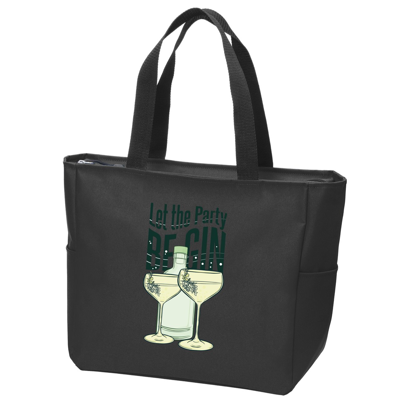 Let The Party Begin Celebration Zip Tote Bag