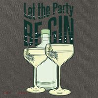 Let The Party Begin Celebration Cotton Canvas Backpack