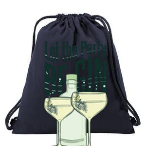 Let The Party Begin Celebration Drawstring Bag