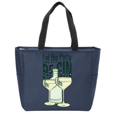 Let The Party Begin Celebration Zip Tote Bag