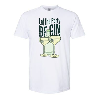 Let The Party Begin Celebration Softstyle CVC T-Shirt