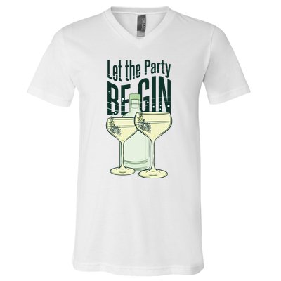 Let The Party Begin Celebration V-Neck T-Shirt