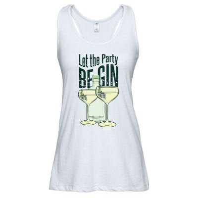 Let The Party Begin Celebration Ladies Essential Flowy Tank