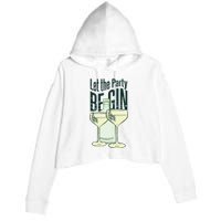 Let The Party Begin Celebration Crop Fleece Hoodie