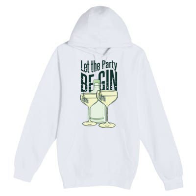 Let The Party Begin Celebration Premium Pullover Hoodie