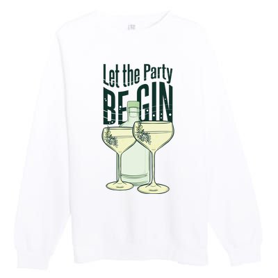 Let The Party Begin Celebration Premium Crewneck Sweatshirt