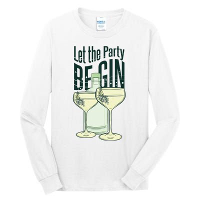 Let The Party Begin Celebration Tall Long Sleeve T-Shirt