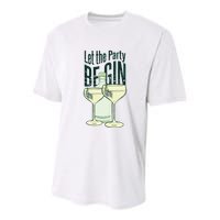 Let The Party Begin Celebration Youth Performance Sprint T-Shirt