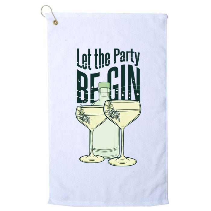 Let The Party Begin Celebration Golf Towel