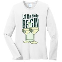 Let The Party Begin Celebration Ladies Long Sleeve Shirt