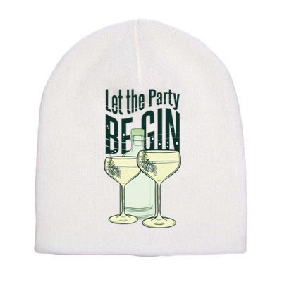 Let The Party Begin Celebration Short Acrylic Beanie