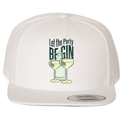 Let The Party Begin Celebration Wool Snapback Cap