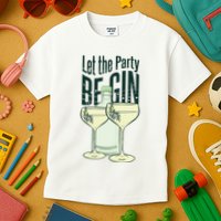 Let The Party Begin Celebration Kids T-Shirt