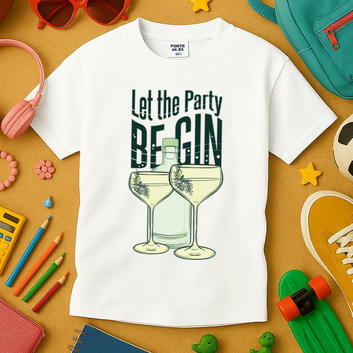 Let The Party Begin Celebration Kids T-Shirt