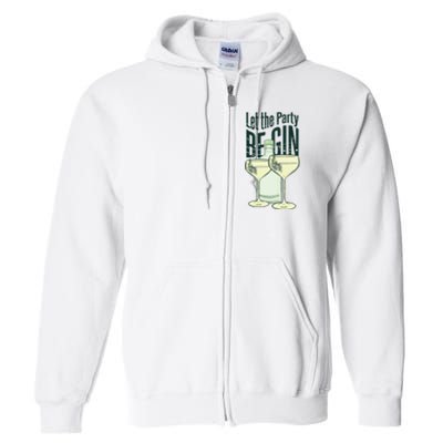 Let The Party Begin Celebration Full Zip Hoodie