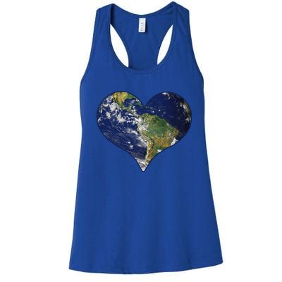 Love The Planet Earth Day Gift Women's Racerback Tank