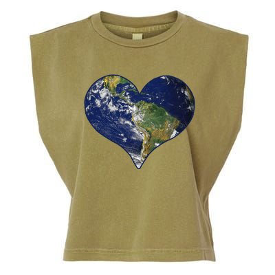 Love The Planet Earth Day Gift Garment-Dyed Women's Muscle Tee