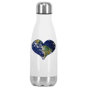 Love The Planet Earth Day Gift Stainless Steel Insulated Water Bottle