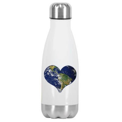 Love The Planet Earth Day Gift Stainless Steel Insulated Water Bottle