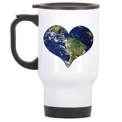 Love The Planet Earth Day Gift Stainless Steel Travel Mug