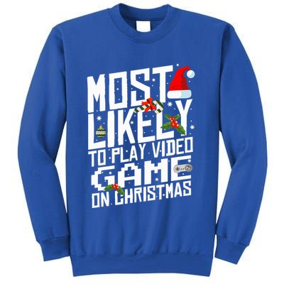 Likely To Play Video Game Christmas Video Game Christmas Cute Gift Sweatshirt