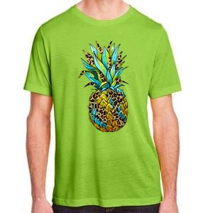 Leopard Tropical Pineapple Adult ChromaSoft Performance T-Shirt