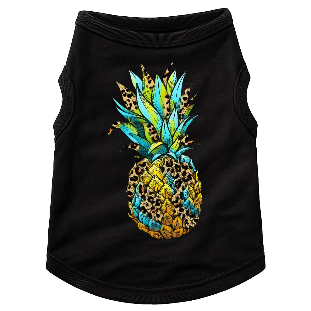 Leopard Tropical Pineapple Doggie Tank
