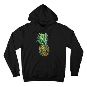 Leopard Tropical Pineapple Hoodie