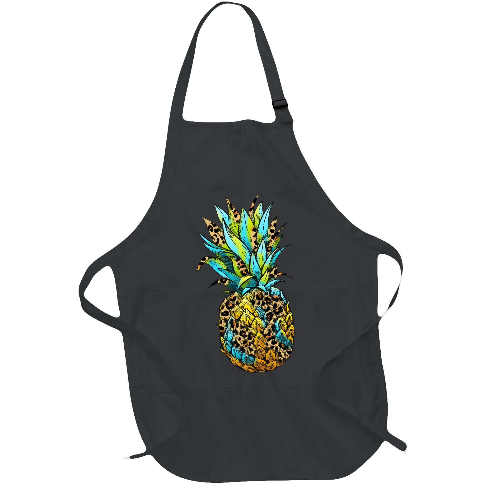 Leopard Tropical Pineapple Apron