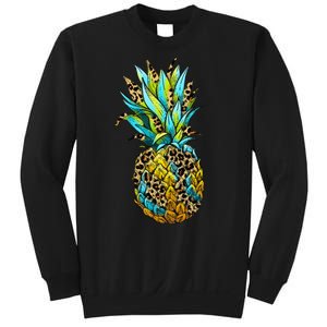 Leopard Tropical Pineapple Sweatshirt