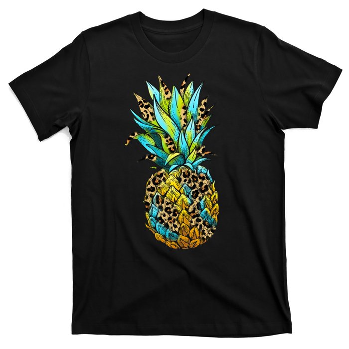 Leopard Tropical Pineapple T-Shirt