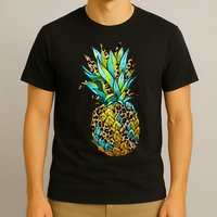 Leopard Tropical Pineapple T-Shirt