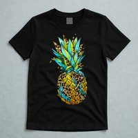Leopard Tropical Pineapple T-Shirt