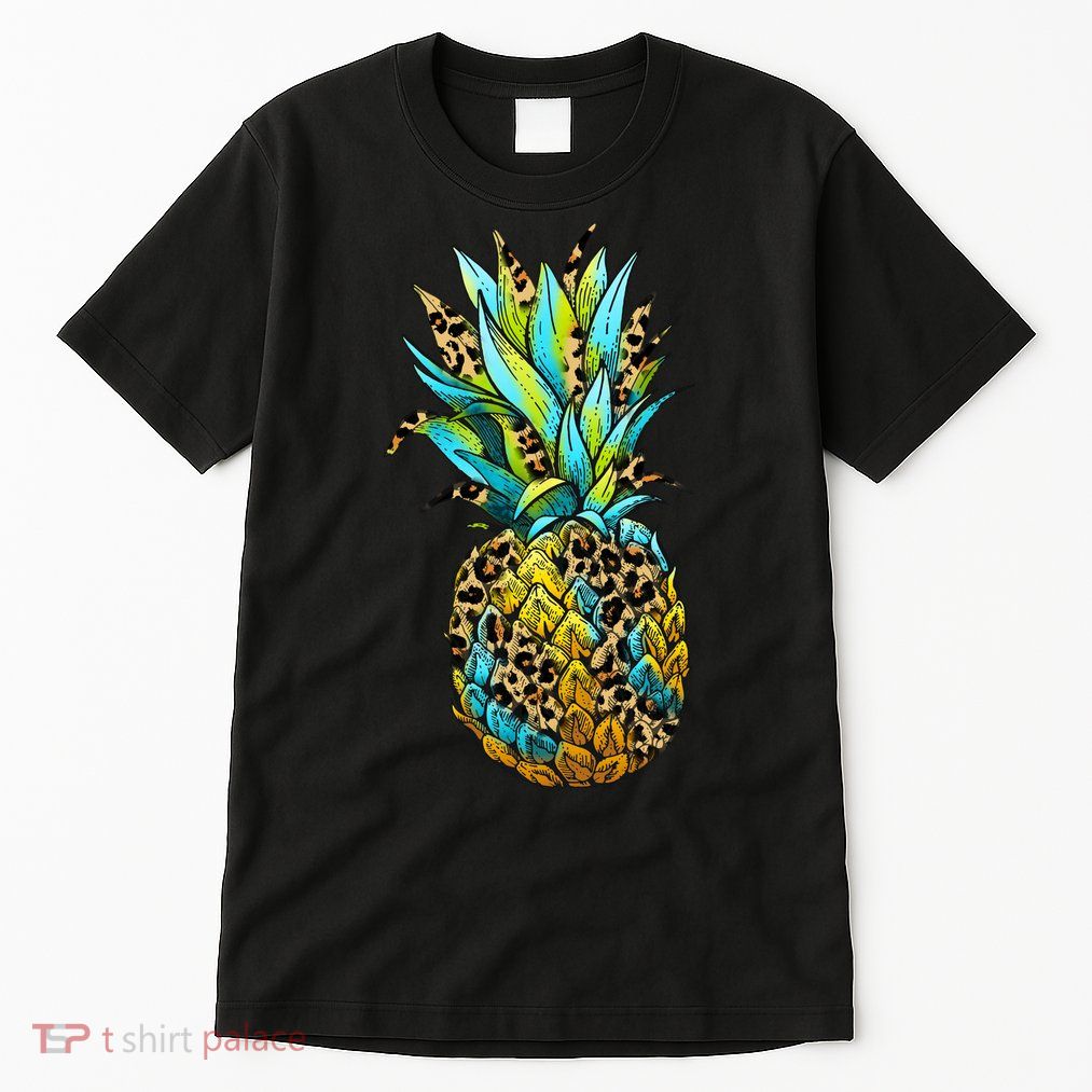 Leopard Tropical Pineapple Tall T-Shirt