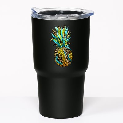 Leopard Tropical Pineapple Tumbler