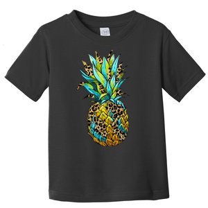 Leopard Tropical Pineapple Toddler T-Shirt