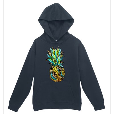 Leopard Tropical Pineapple Urban Pullover Hoodie