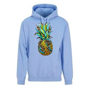 Leopard Tropical Pineapple Unisex Surf Hoodie