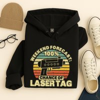 Laser Tag Party Weekend Forecast Laser Tag Lazer Tag Game Hoodie