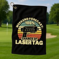 Laser Tag Party Weekend Forecast Laser Tag Lazer Tag Game Golf Towel