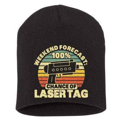 Laser Tag Party Weekend Forecast Laser Tag Lazer Tag Game Short Acrylic Beanie